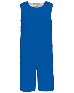 Proact PA449 - Kit basketball réversible enfant Sporty Royal Blue / White