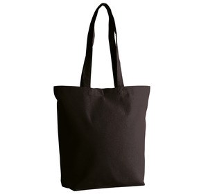 Kimood KI0252 - Sac cabas en coton bio Noir