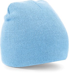 Beechfield B44 - Bonnet homme Beanie original Pull-On Sky Blue