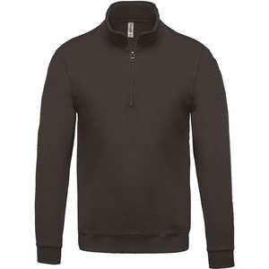 Kariban K478 - Sweat-shirt col zippé Dark Grey