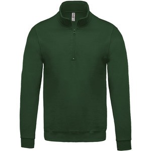 Kariban K478 - Sweat-shirt col zippé Forest Green