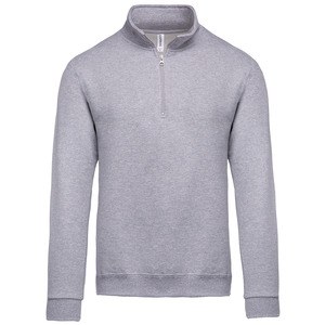 Kariban K478 - Sweat-shirt col zippé Oxford Grey