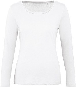 B&C CGTW071 - T-shirt bio Inspire femme manches longues White