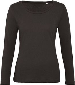 B&C CGTW071 - T-shirt bio Inspire femme manches longues Noir