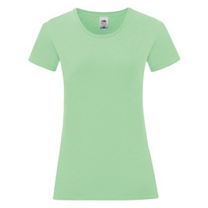 Fruit of the Loom SC61432 - T-shirt femme Iconic-T Menthe