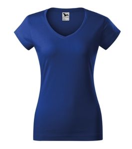 Malfini 162 - T-shirt Fit V-neck femme Bleu Royal