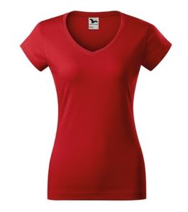 Malfini 162 - T-shirt Fit V-neck femme Rouge