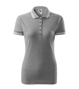 Malfini 220 - Polo Urban pour femme Gris chiné foncé