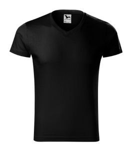Malfini 146 - t-shirt Lim Fit V-neck homme Noir