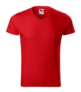 Malfini 146 - t-shirt Lim Fit V-neck homme Rouge