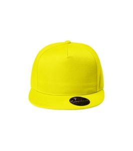 Malfini 301 - casquette Rap en coton 5 panneaux Jaune citron