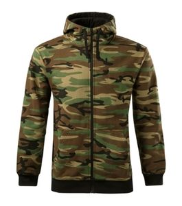 Malfini C19 - Sweatshirt Camo Zipper pour homme camouflage brown