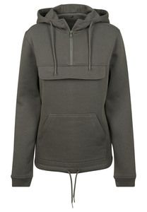 Build Your Brand BY097 - Ladies Sweat Pull Over Hoody Olive