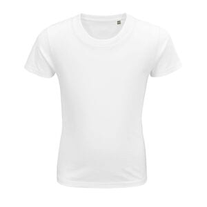 SOL'S 03578 - Pioneer Kids Tee Shirt Enfant Jersey Col Rond Ajusté White