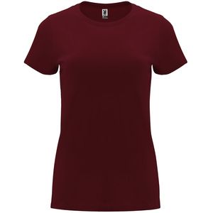 Roly CA6683 - CAPRI T-shirt manches courtes coupe près du corps Garnet