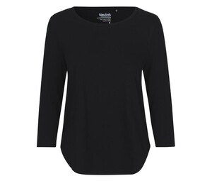 NEUTRAL O81006 - T-shirt femme manches 3/4 Black