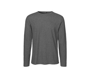 NEUTRAL O61050 - T-shir manches longues homme Dark Heather