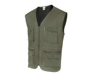 VELILLA V15901 - GILET MULTIPOCHES Hunter Green