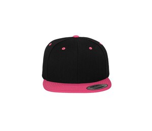 FLEXFIT 6089MT - Casquette Snapback bicolore Black/ Neon Pink