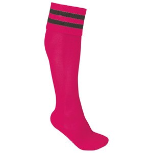 ProAct PA015 - STRIPED SPORTS SOCKS > CHAUSSETTES DE SPORT RAYÉES Sporty Pink / Dark Grey