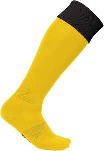 Proact PA0300 - Chaussettes de sport bicolores Sporty Yellow / Black