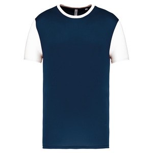 Proact PA4023 - T-shirt manches courtes bicolore adulte Sporty Navy / White