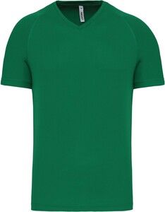 PROACT PA476 - T-shirt de sport manches courtes col v homme Kelly Green