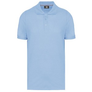 WK. Designed To Work WK274 - Polo homme manches courtes Sky Blue