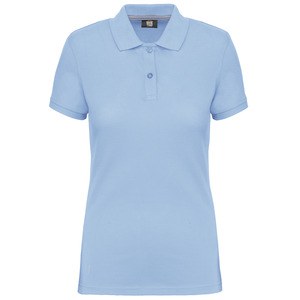 WK. Designed To Work WK275 - polo manches courtes Femme Sky Blue