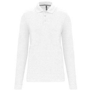 WK. Designed To Work WK276 - Polo homme manches longues White