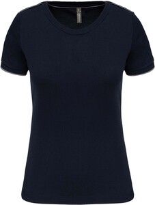 WK. Designed To Work WK3021 - T-shirt DayToDay manches courtes femme Navy / Silver