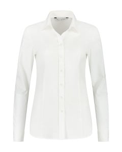 LEMON & SODA LEM3923 - Shirt Poplin mix LS for her Blanc