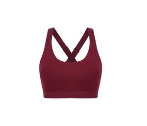 TOMBO TL371 - Brassière de sport Deep Burgundy