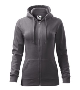Malfini 411 - Sweashirt Trendy Zipper pour femme gris acier