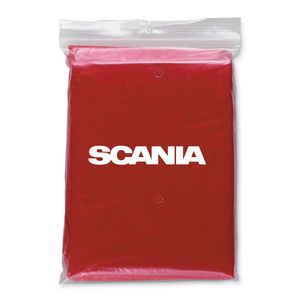 GiftRetail IT0972 - SPRINKLE Poncho de secours Rouge