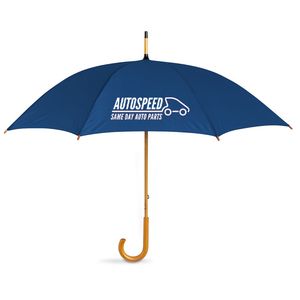 GiftRetail KC5132 - CALA Parapluie avec poignée en bois Bleu