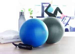 GiftRetail MO6339 - INFLABALL Petit ballon de Pilates Bleu