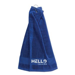 GiftRetail MO6525 - HITOWGO Serviette de golf en coton avec Bleu