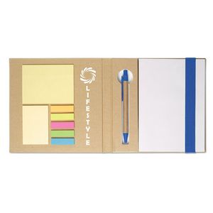 GiftRetail MO8183 - QUINCY Set papeterie Bleu Royal