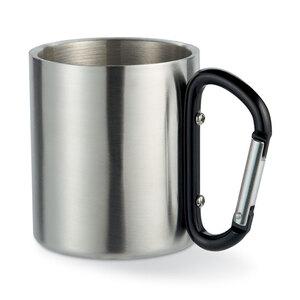 GiftRetail MO8313 - TRUMBO Mug acier et anse mousqueton.