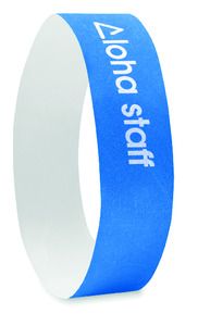 GiftRetail MO8942 -  TYVEK Bracelet TYVEK® Bleu Royal
