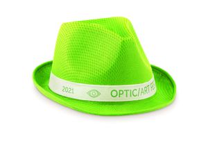 GiftRetail MO9342 - WOOGIE Chapeau de couleur en polyester Lime