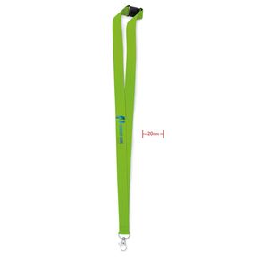 GiftRetail MO9354 - PANY Lanyard crochet métal 20mm Lime