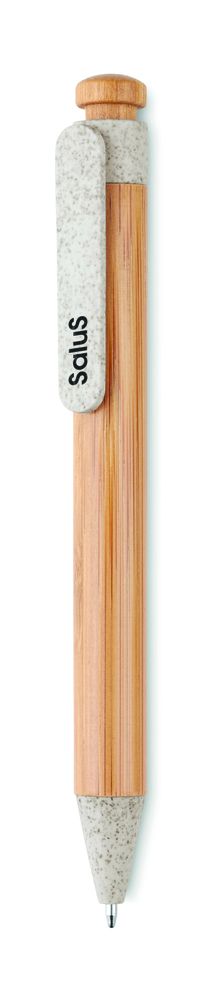 GiftRetail MO9481 - TOYAMA Stylo bambou /paille blé et PP