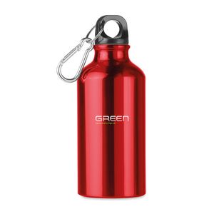 GiftRetail MO9805 - MID MOSS Bouteille aluminium  400 ml Rouge