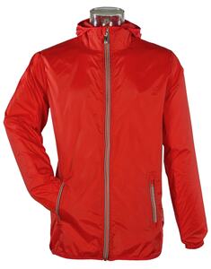 Barents SPEED - Coupe-Vent Zip Tricolore Rouge