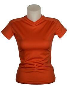 Mustaghata STEP - T-Shirt Running Femme 140 g/m² Orange