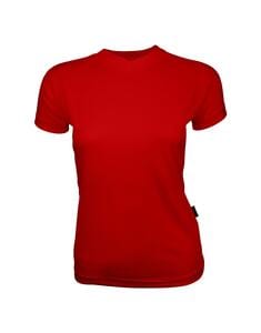 Mustaghata STEP - T-Shirt Running Femme 140 g/m² Rouge