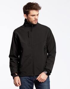 Mustaghata VOLCANO - Softshell Homme 3 Couches Noir