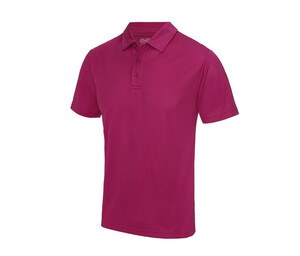 JUST COOL JC040 - Polo homme respirant Hot Pink